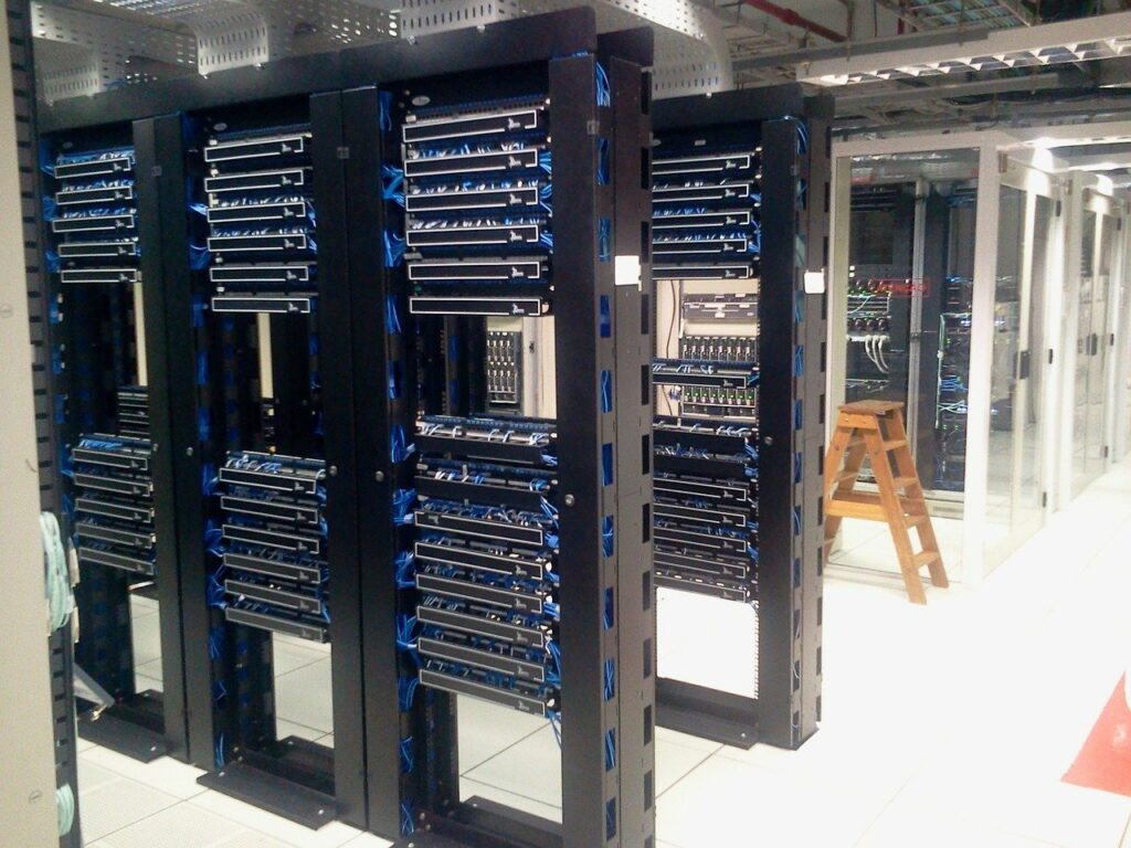 datacenter, servers, computers